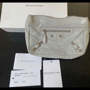 Authentic BALENCIAGA Classic Small Pochette